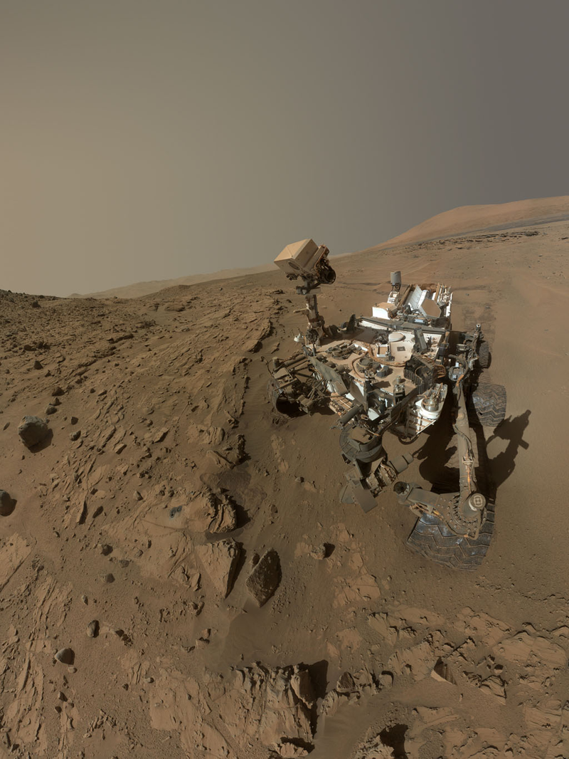 Illustration for article titled 8 Places Where the Curiosity Rover Left Drill Holes on Mars